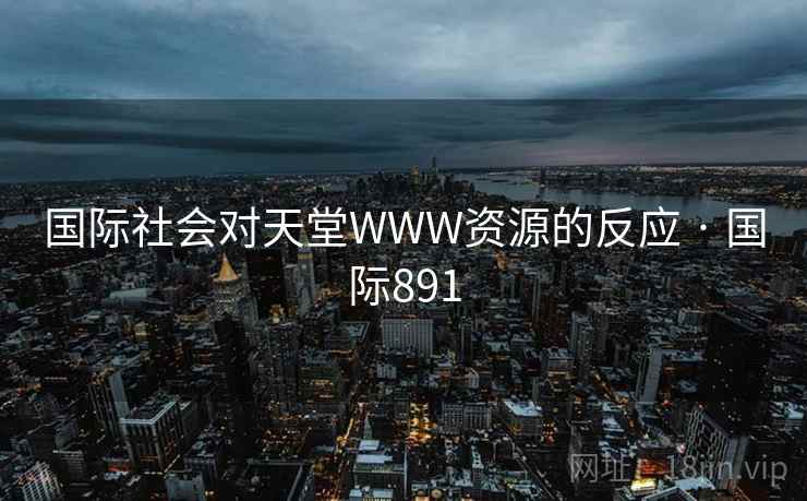 国际社会对天堂WWW资源的反应 · 国际891